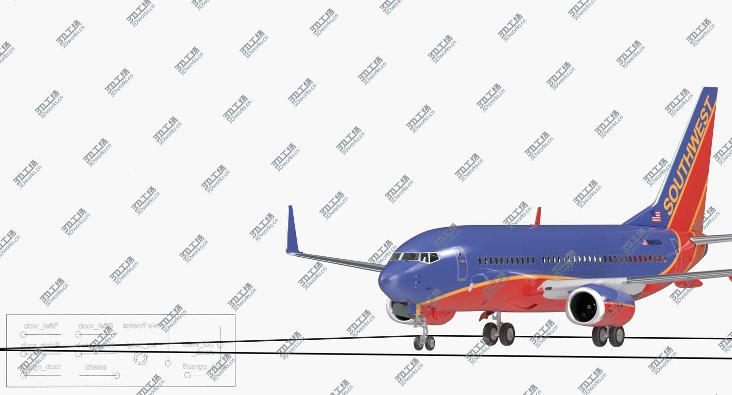 images/goods_img/2021040231/Boeing 737-700 with Interior Southwest Airlines Rigged 3D model/5.jpg